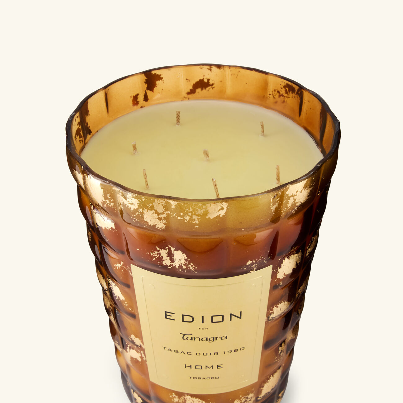 edion tobacco amber scented candle 300g