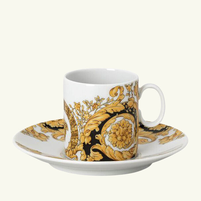 versace barocco 92 espresso cup   saucer
