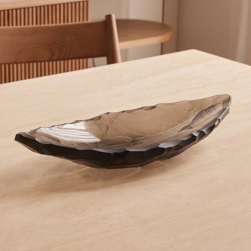 Terramineral Silex Centerpiece Medium Grey lalique terramineral silex centerpiece medium grey
