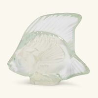 lalique fish figurine mini opal