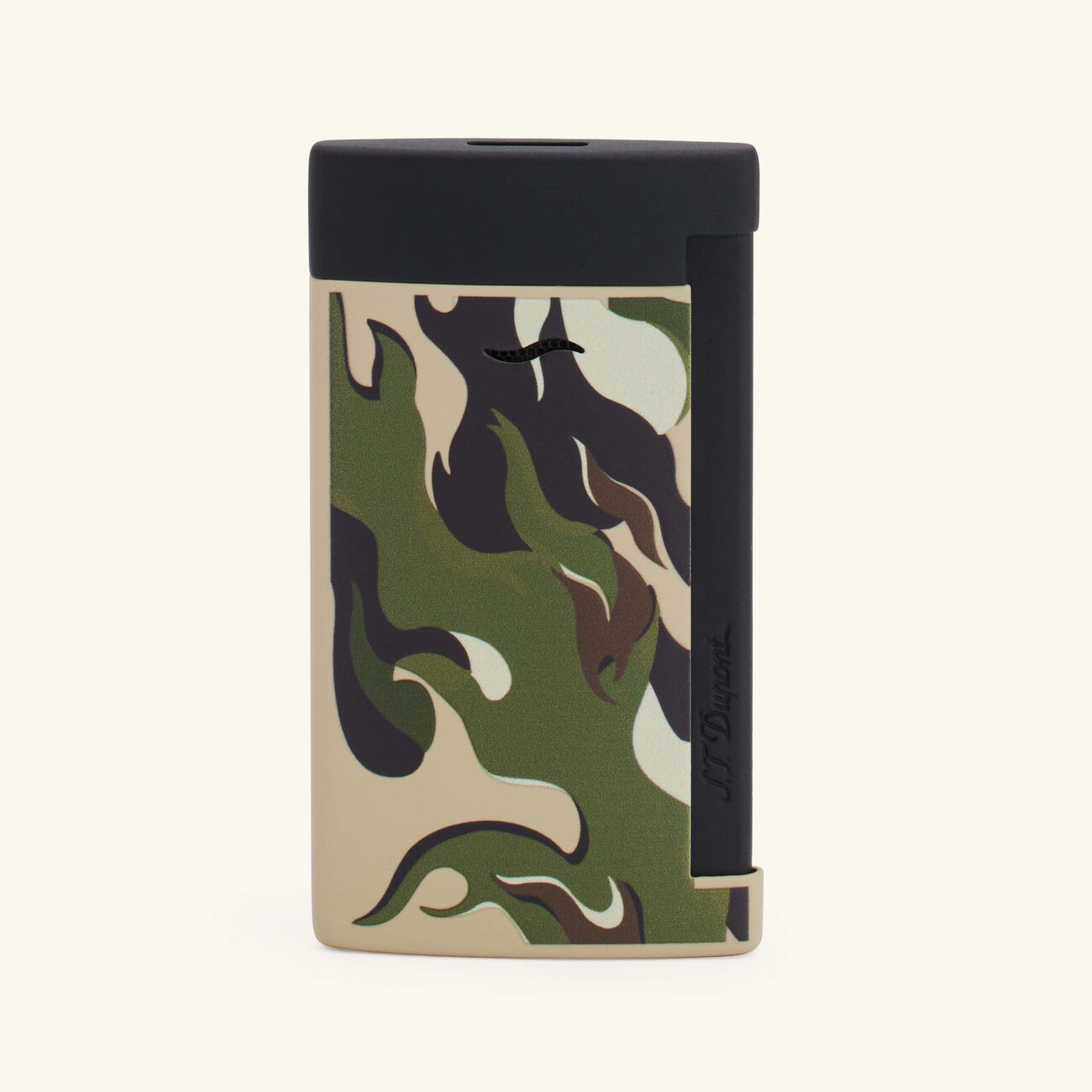 st dupont slim 7 lighter camo khaki