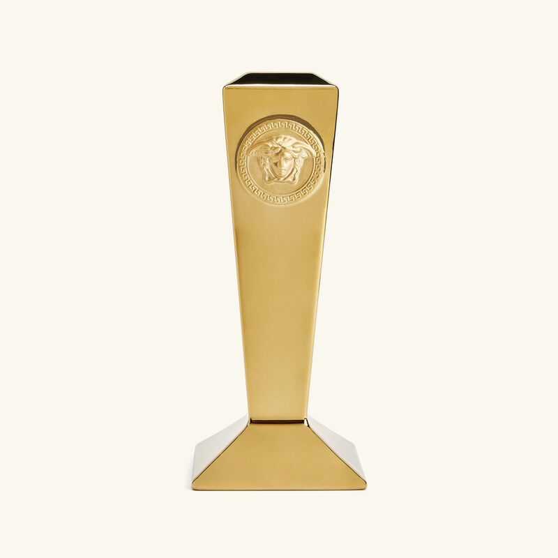 versace medusa candle holder gold