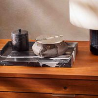 giobagnara laurence bean bag ashtray small brown