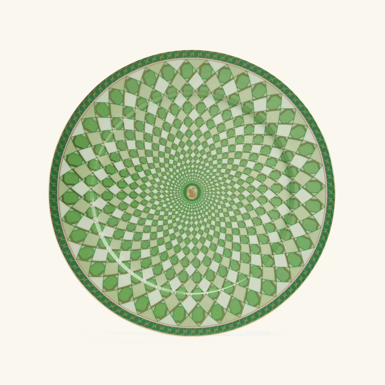 rosenthal signum fern charger plate round green 33cm