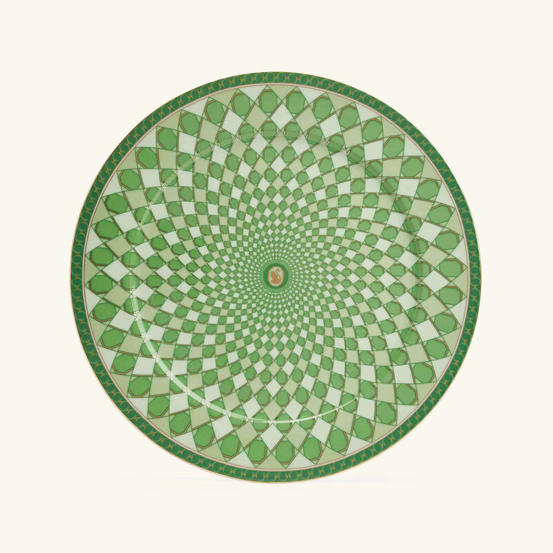 rosenthal signum fern charger plate round green 33cm