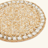 kim seybert bevel coasters gold set of 4