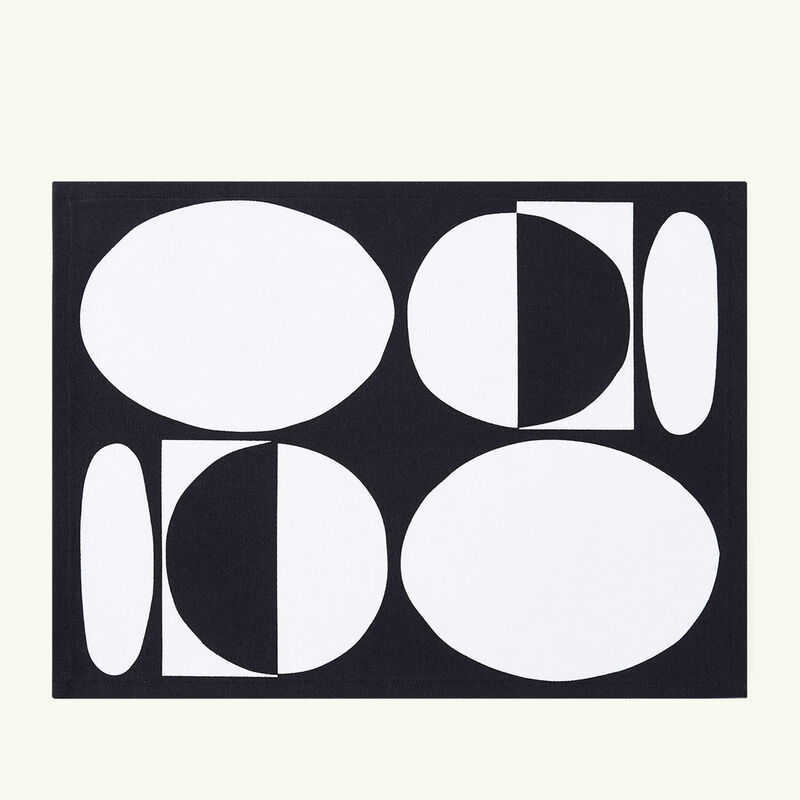 jonathan adler vallauris placemat black set of 4