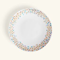 bernardaud feerie service plate round pink 31cm