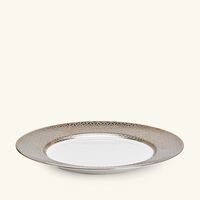 bernardaud divine dinner plate round silver 26cm