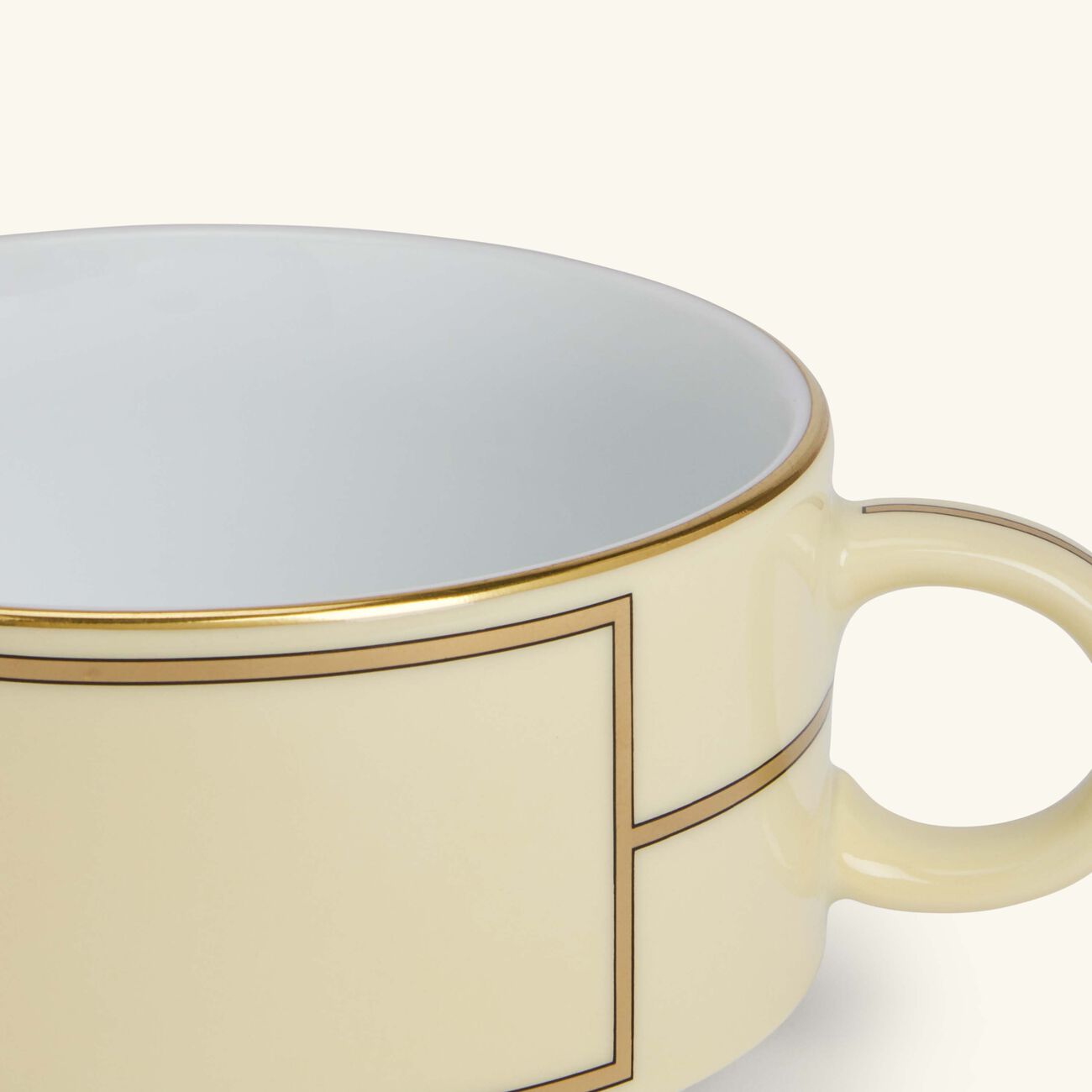 ginori 1735 diva tea cup saucer yellow set of 2