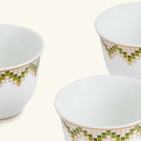 bernardaud augusta oriental coffee cups set of 2