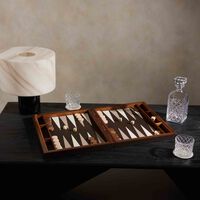 giobagnara backgammon case brown