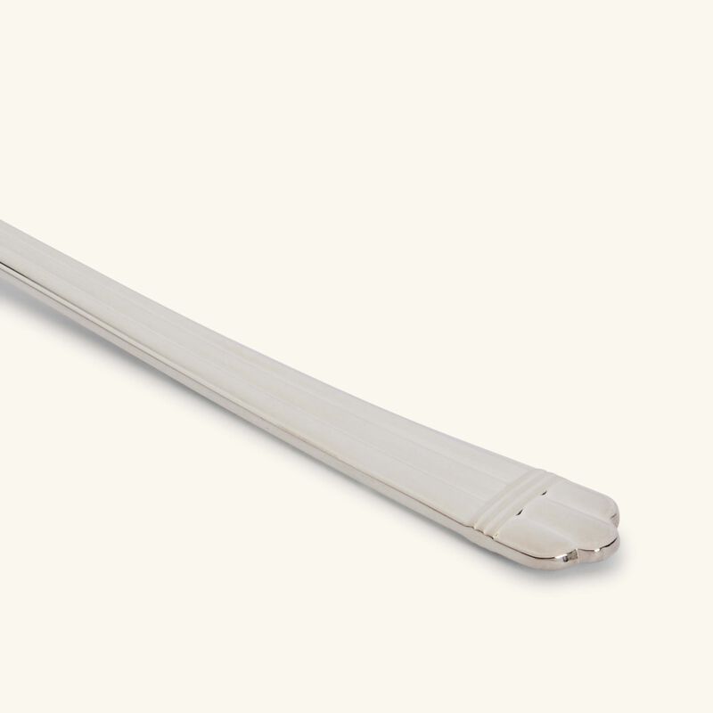 christofle aria salad serving spoon silver plated