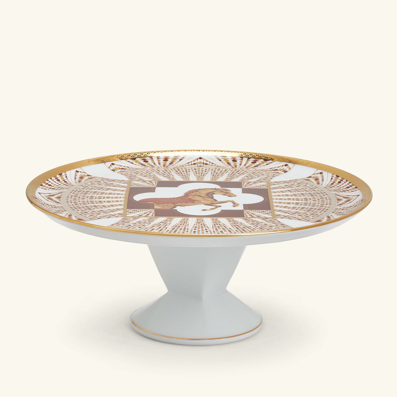 haviland cavalier royal cake stand gold