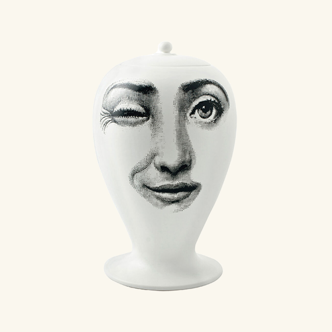 fornasetti antipatico vase medium white