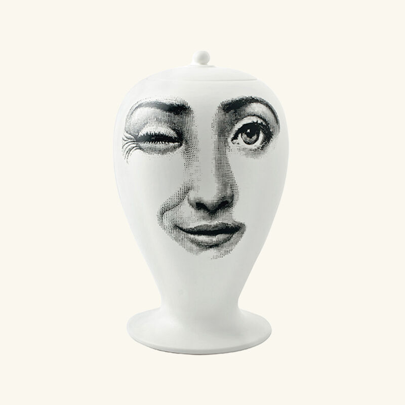 fornasetti antipatico vase medium white