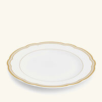 bernardaud pompadour bread butter plate round gold 16cm