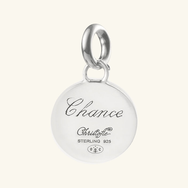 Chri-Chri Ondulations Medal Sterling Silver christofle chri chri ondulations medal sterling silver