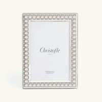christofle perles picture frame 13x9cm silver plated