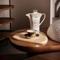 versace prestige gala coffee cup saucer black
