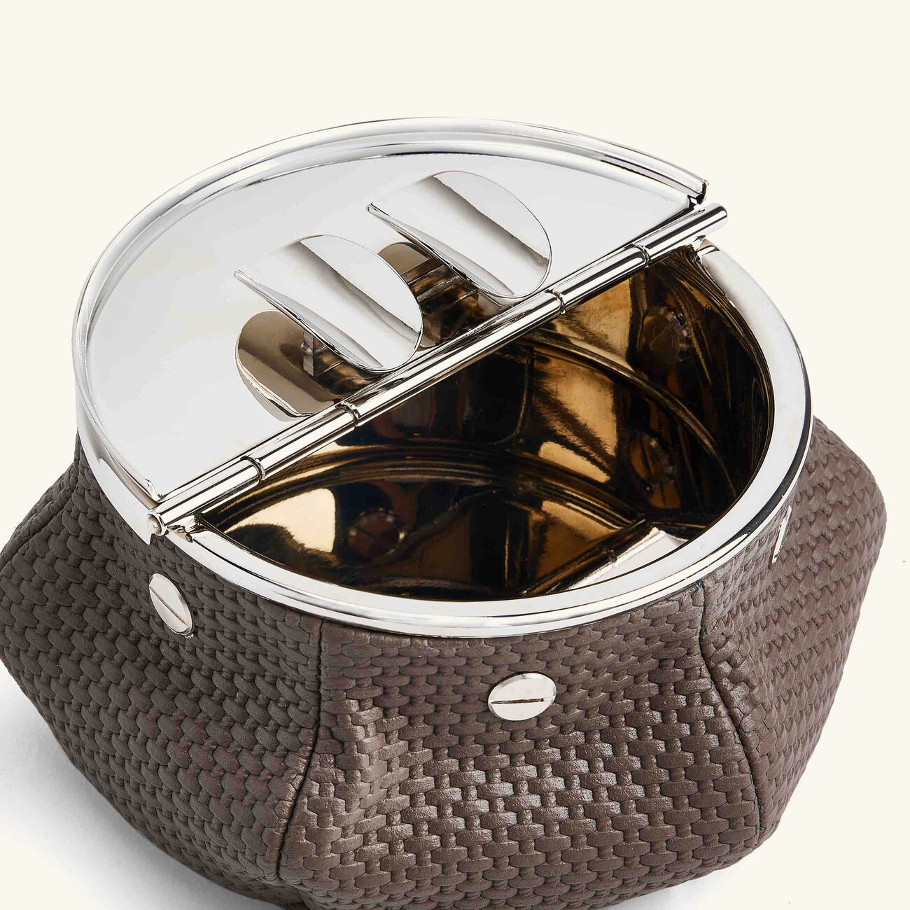 giobagnara laurence bean bag ashtray small brown