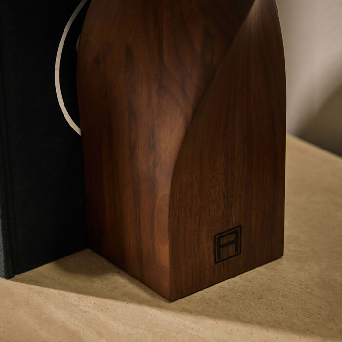 Twist Bookend Wood assouline twist bookend wood