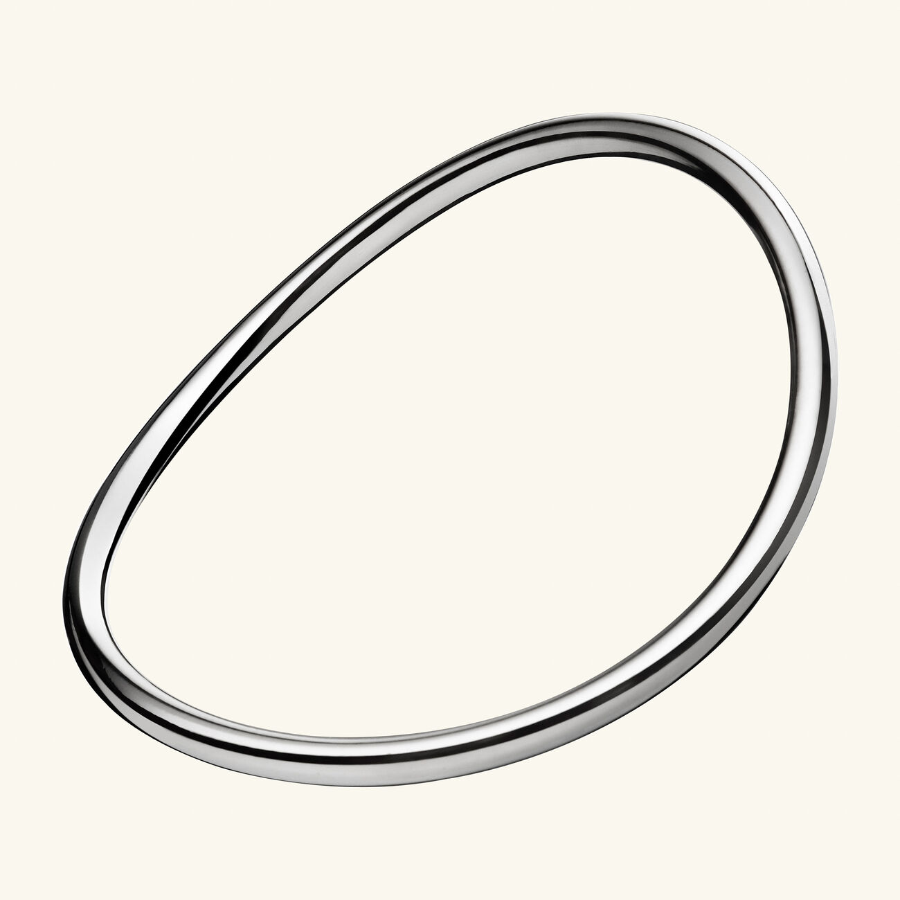 idole de christofle thin bangle sterling silver size 2