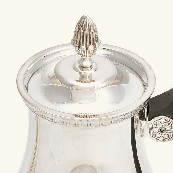 christofle malmaison tea pot silver