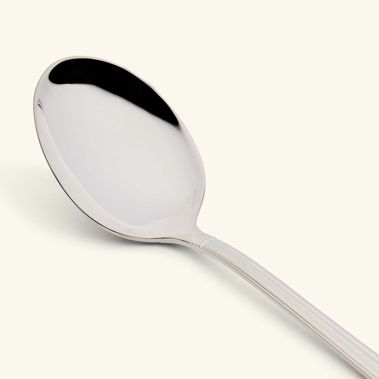 christofle aria salad serving spoon silver plated