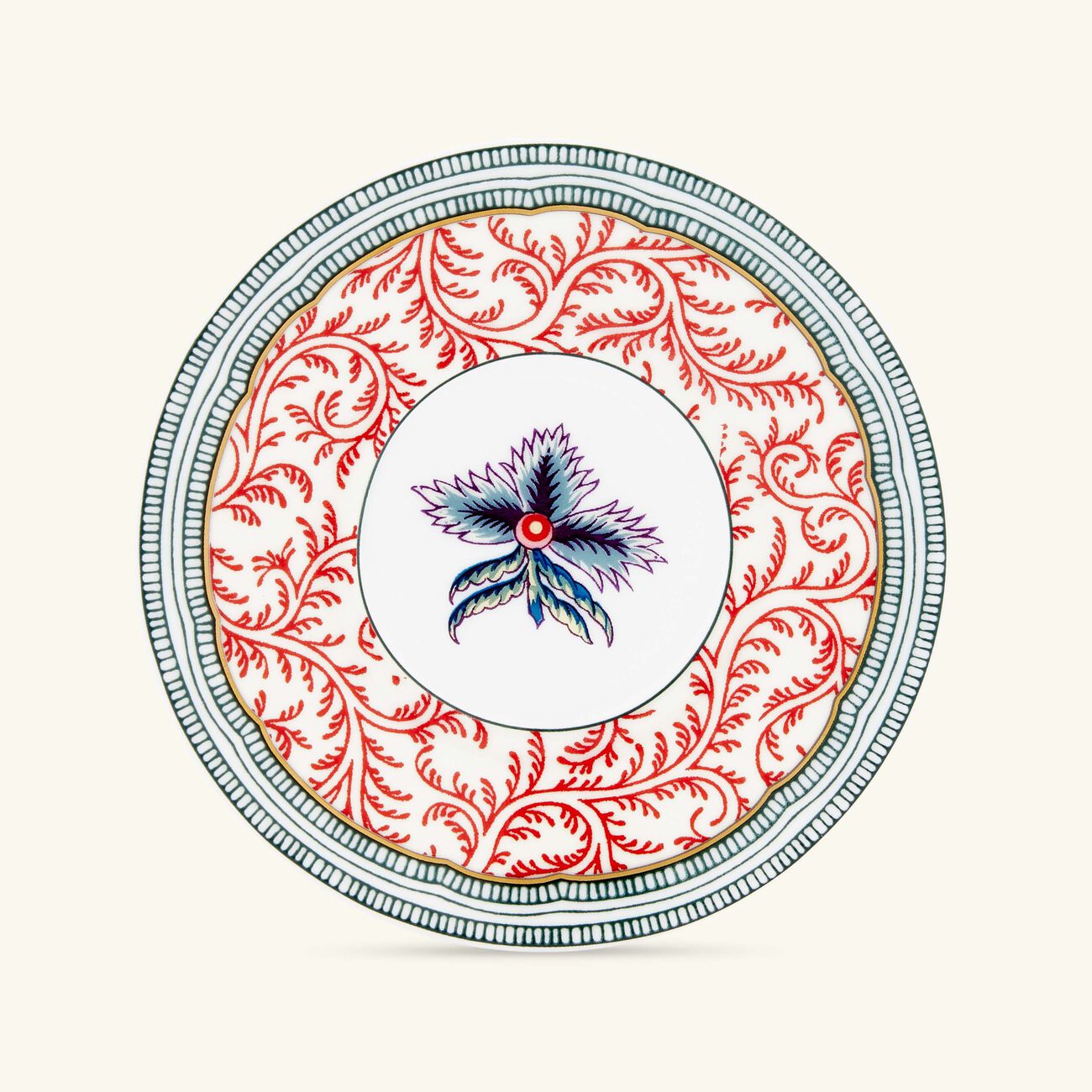 bernardaud collection braqueni coffee cup saucer red set of 2