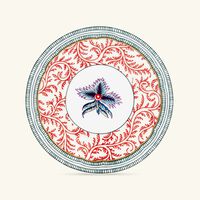 bernardaud collection braqueni coffee cup saucer red set of 2