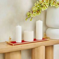 villari extravaganza serving tray rectangular large red