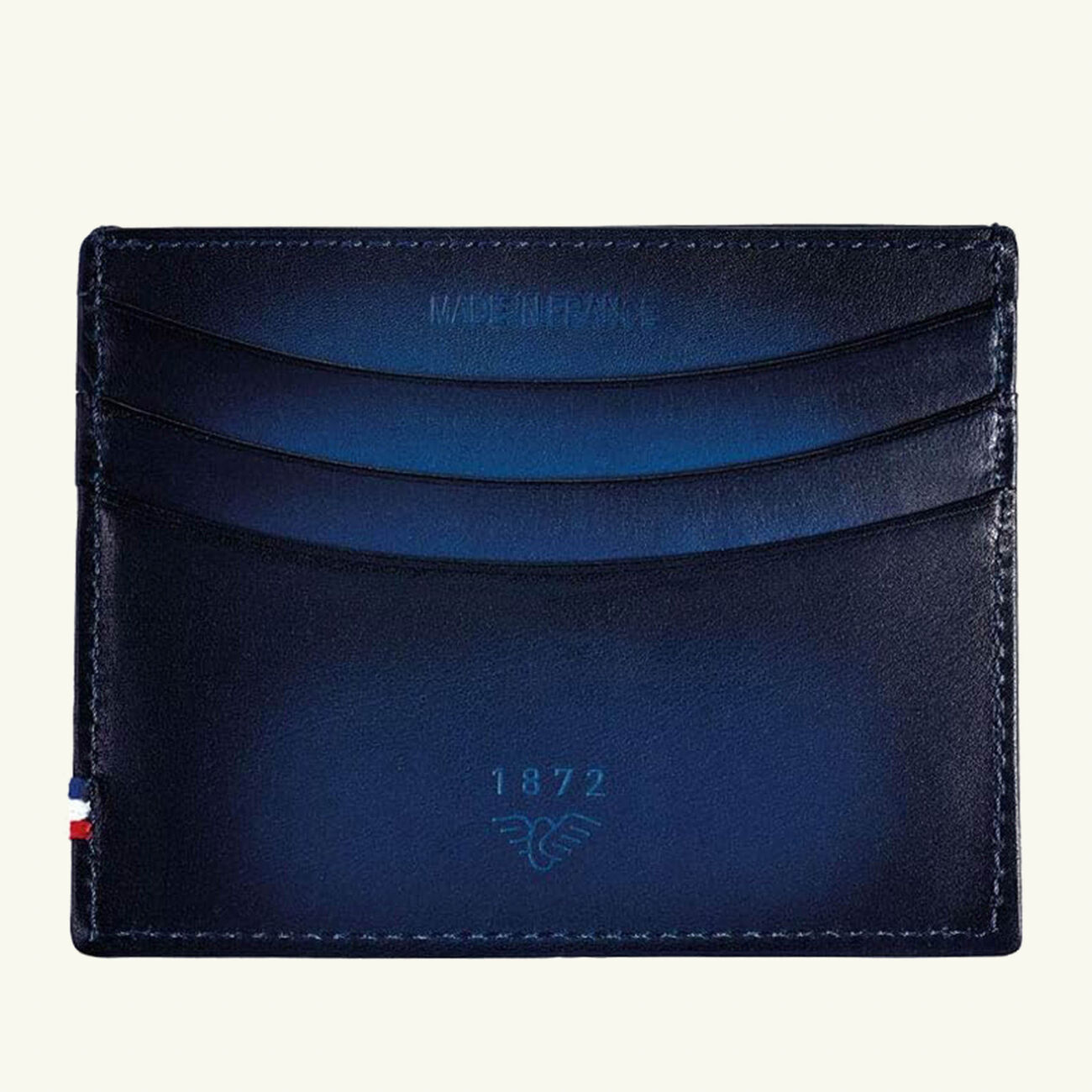 st dupont atelier blue credit card holder blue