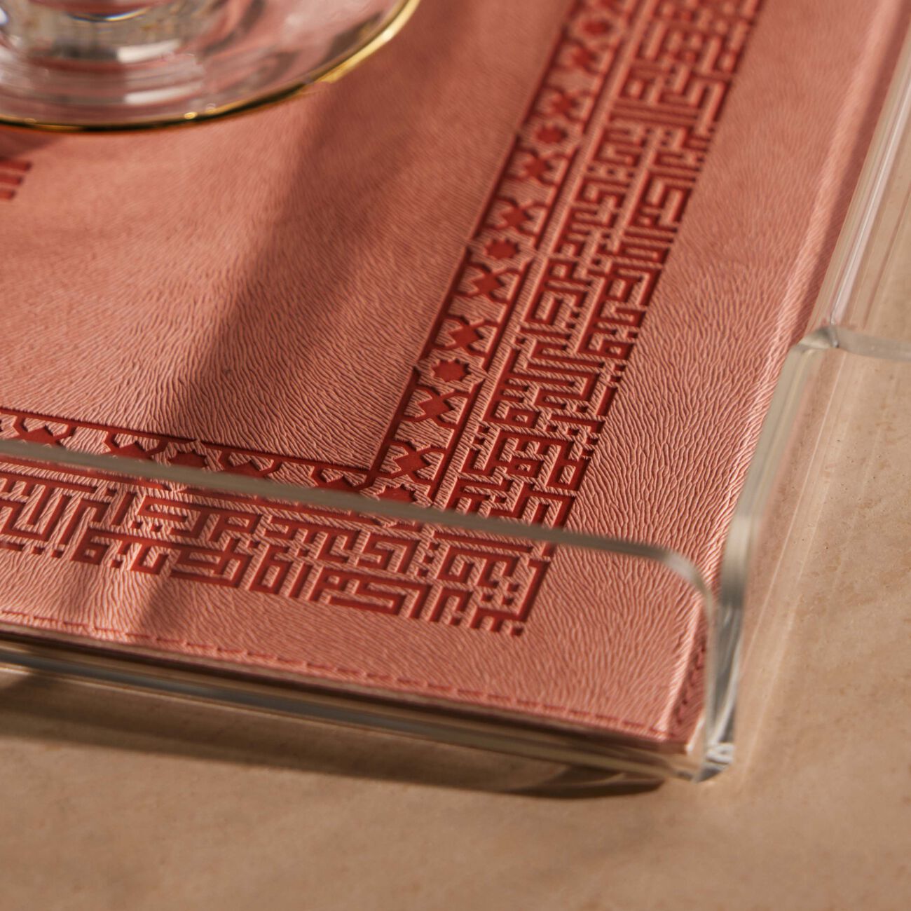 Shafa Serving Tray Rectangular Pink 49x36cm dimlaj shafa serving tray rectangular pink 49x36cm