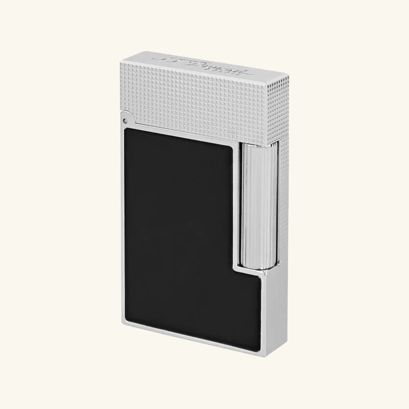 Ligne 2 Micro Diamond Lighter Black st dupont ligne 2 micro diamond lighter black