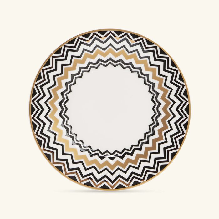 missoni home zig zag gold tea cup saucer gold set of 6