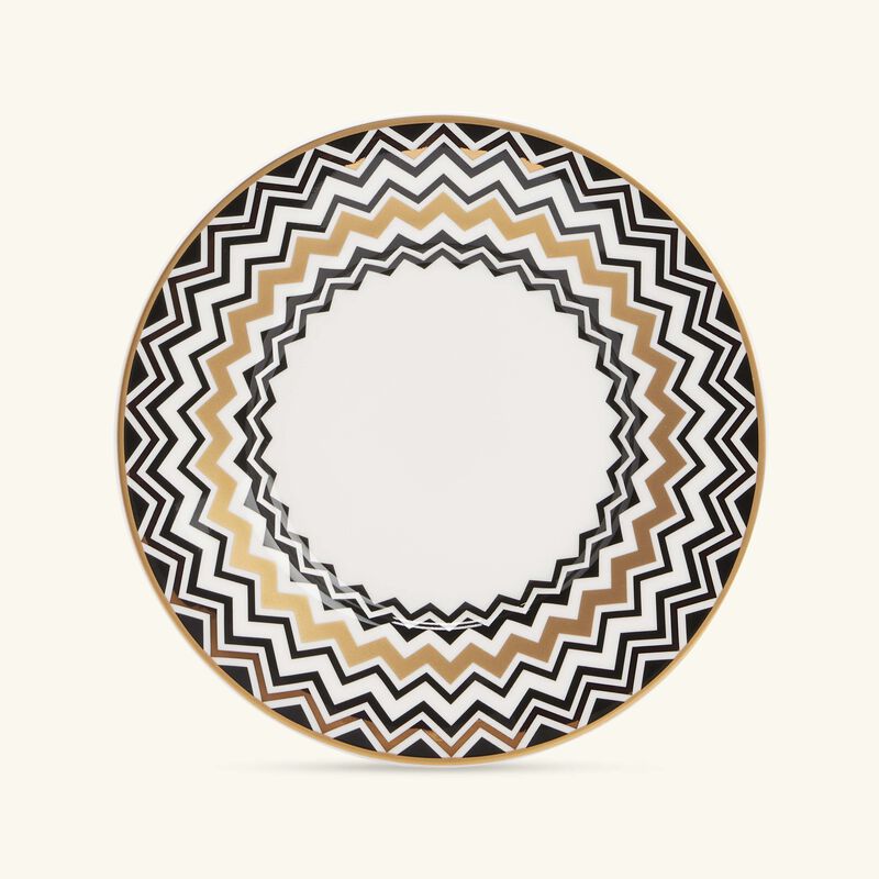 missoni home zig zag gold tea cup saucer gold set of 6