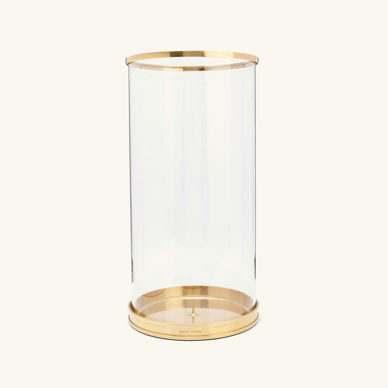 ralph lauren home modern hurricane candle holder gold