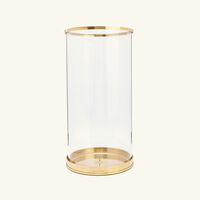 ralph lauren home modern hurricane candle holder gold