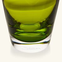 baccarat mosaique tumblers set of 2 green