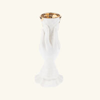 jonathan adler gilded i scream vase small white