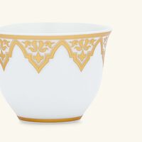 bernardaud venise arabic coffee cup gold