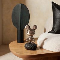 lladro mickey mouse figurine medium silver