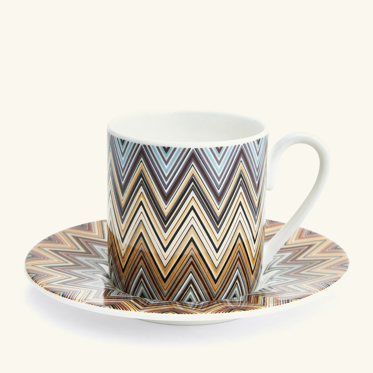 missoni home zig zag jarris coffee cup saucer pattern set of 6