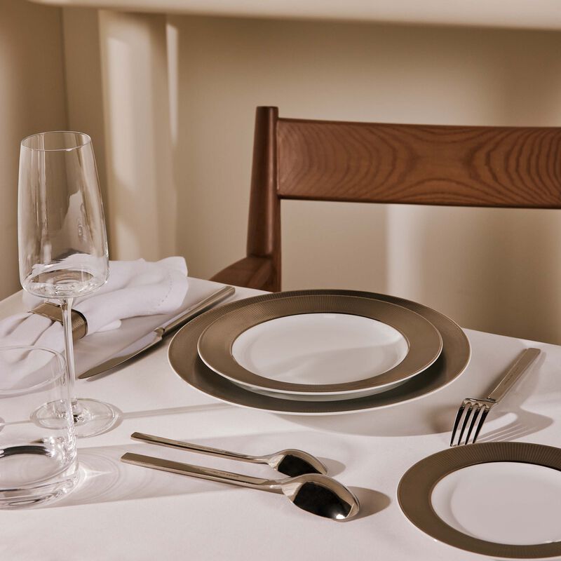 ralph lauren home penthouse hewitt salad plate round grey 22cm