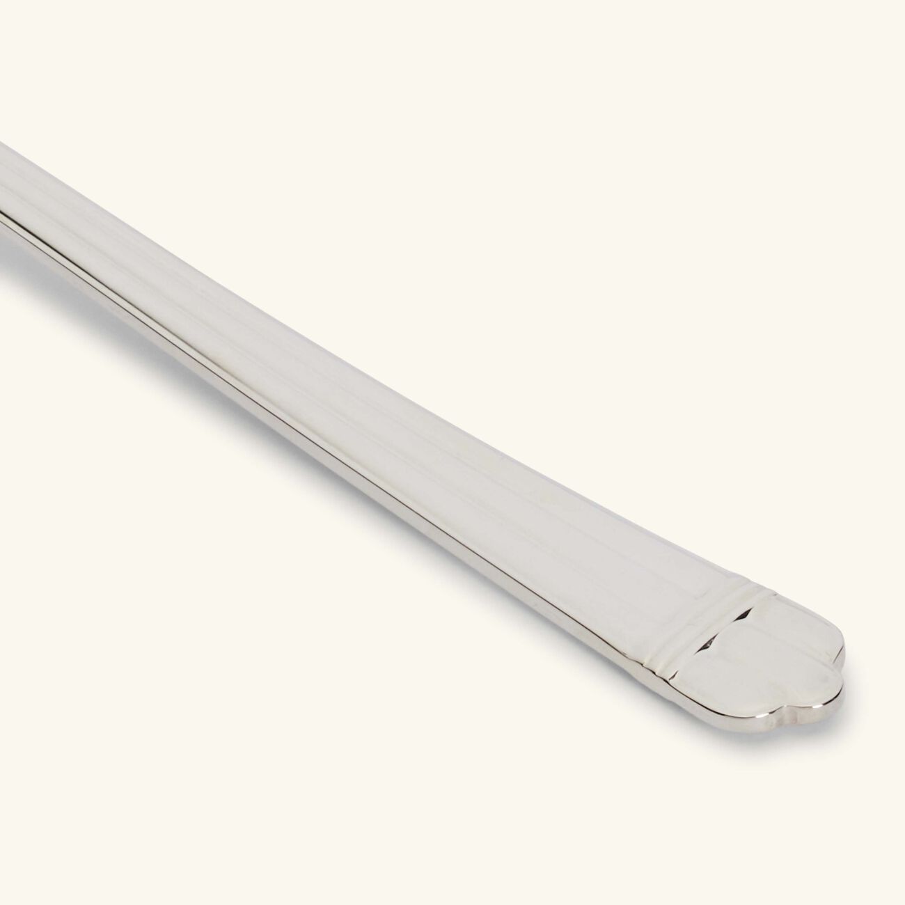 christofle aria salad serving fork silver plated