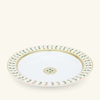 bernardaud constance deep dish round green 29cm