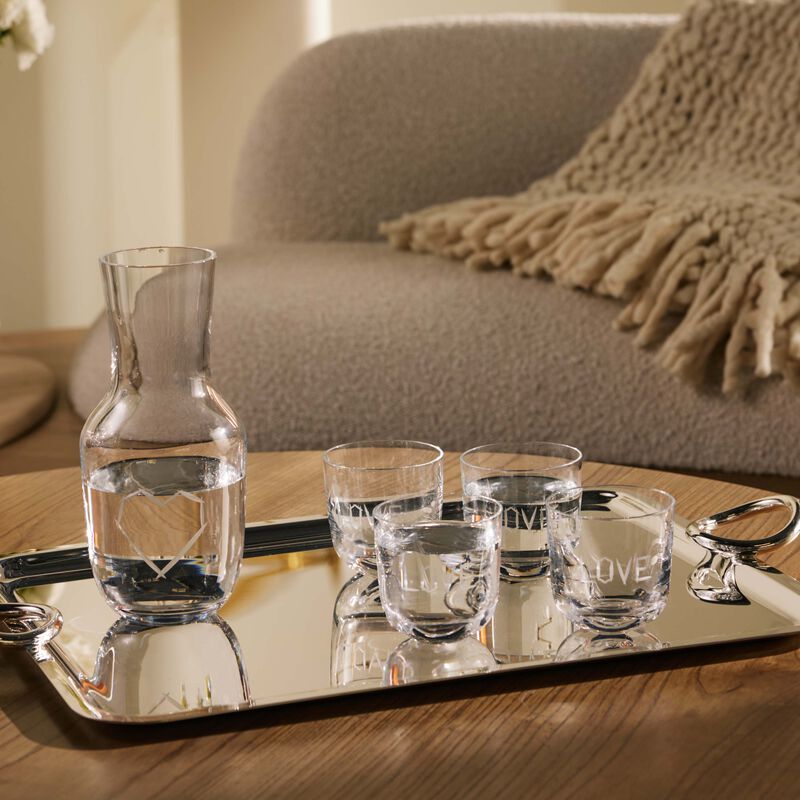 كأس الشرب إيه بي سي لاف من الكريستال الشفاف روكل كأس الشرب إيه بي سي لاف من الكريستال الشفاف