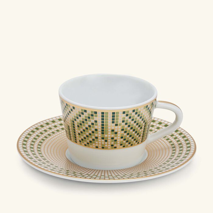 برناردو طقم أوغوستا المؤلف من فنجانين للإسبريسو مع صحنيهما