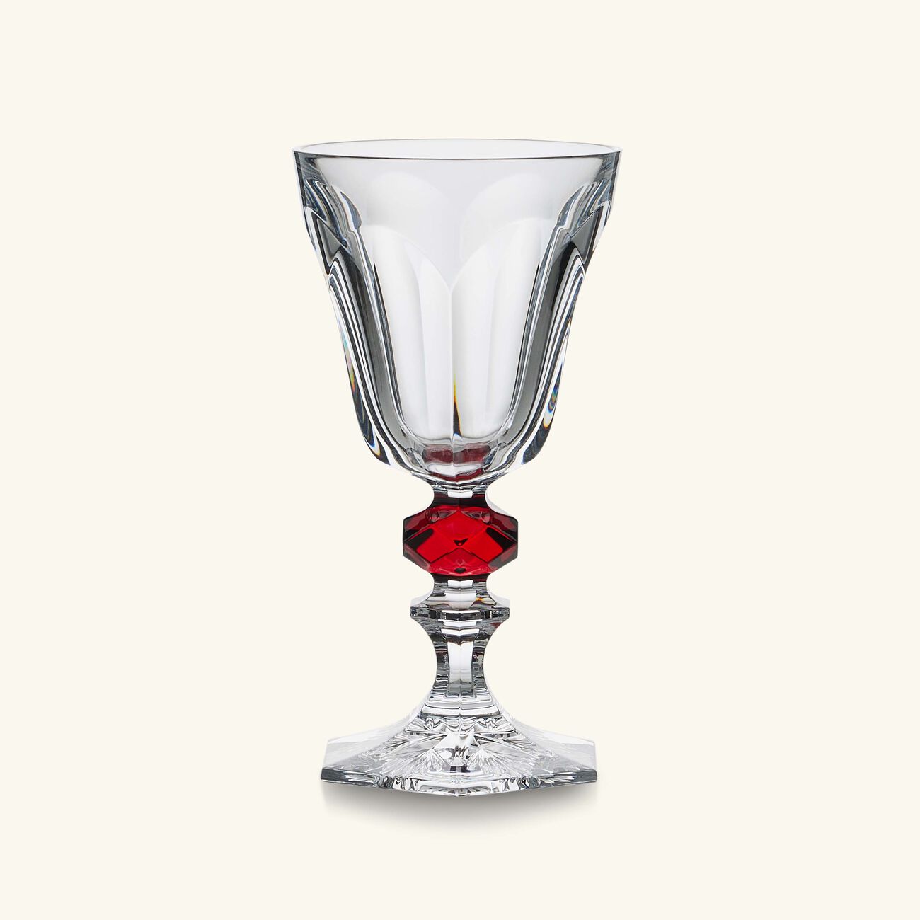 baccarat harcourt louis philippe wine glass clear